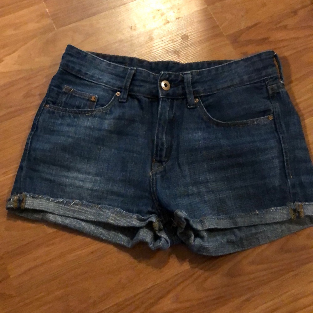 H&M high waist jean shorts